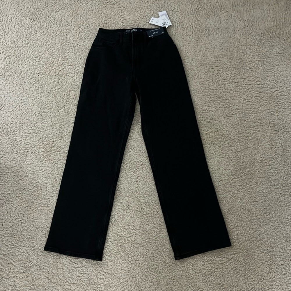 NEVER WORN, black, dad jeans!